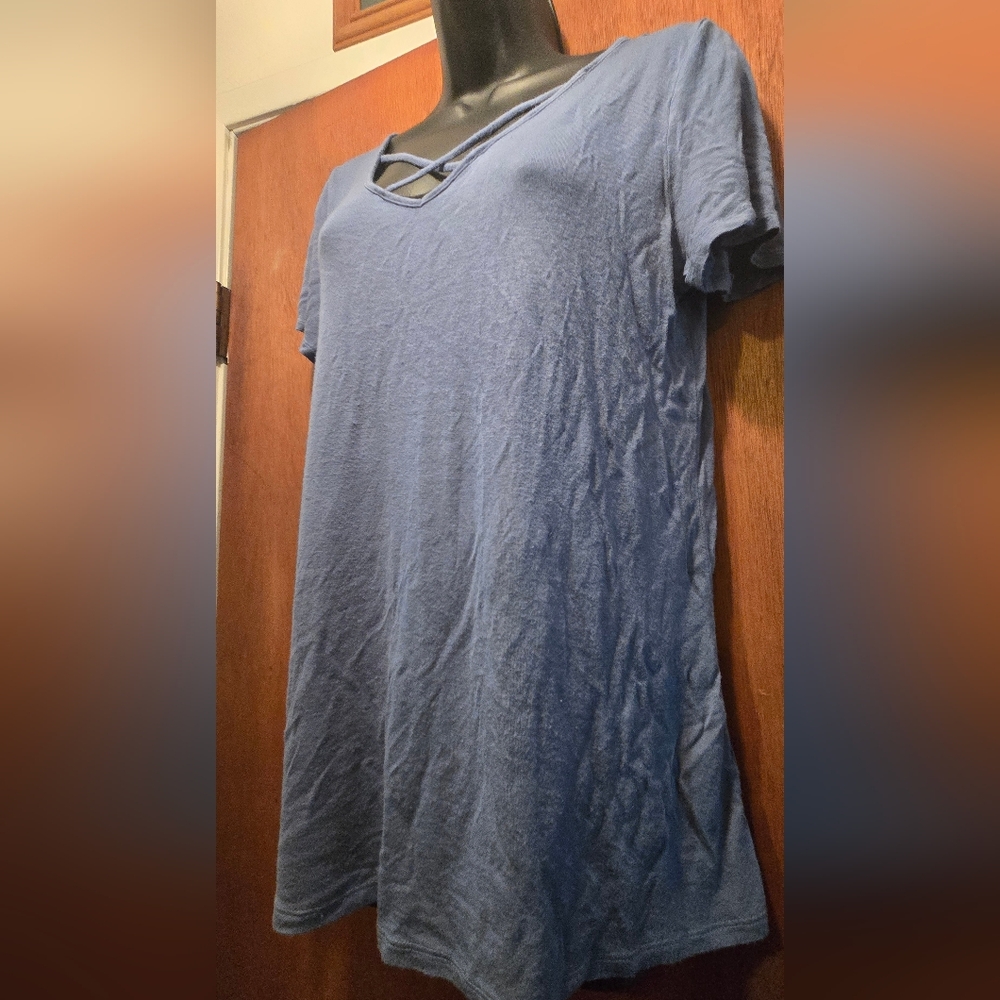 Active USA Blue Short Sleeve Tee SzM - Picture 3 of 7